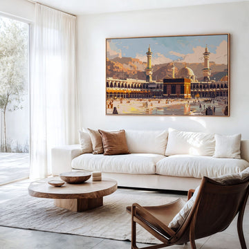 Al-Masjid al-Haram in Mecca canvas