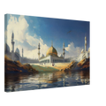 Golden Dome Mosque – Premium Canvas Wall Art - Neanour