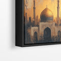Golden Majesty of the Mosque - Framed Canvas