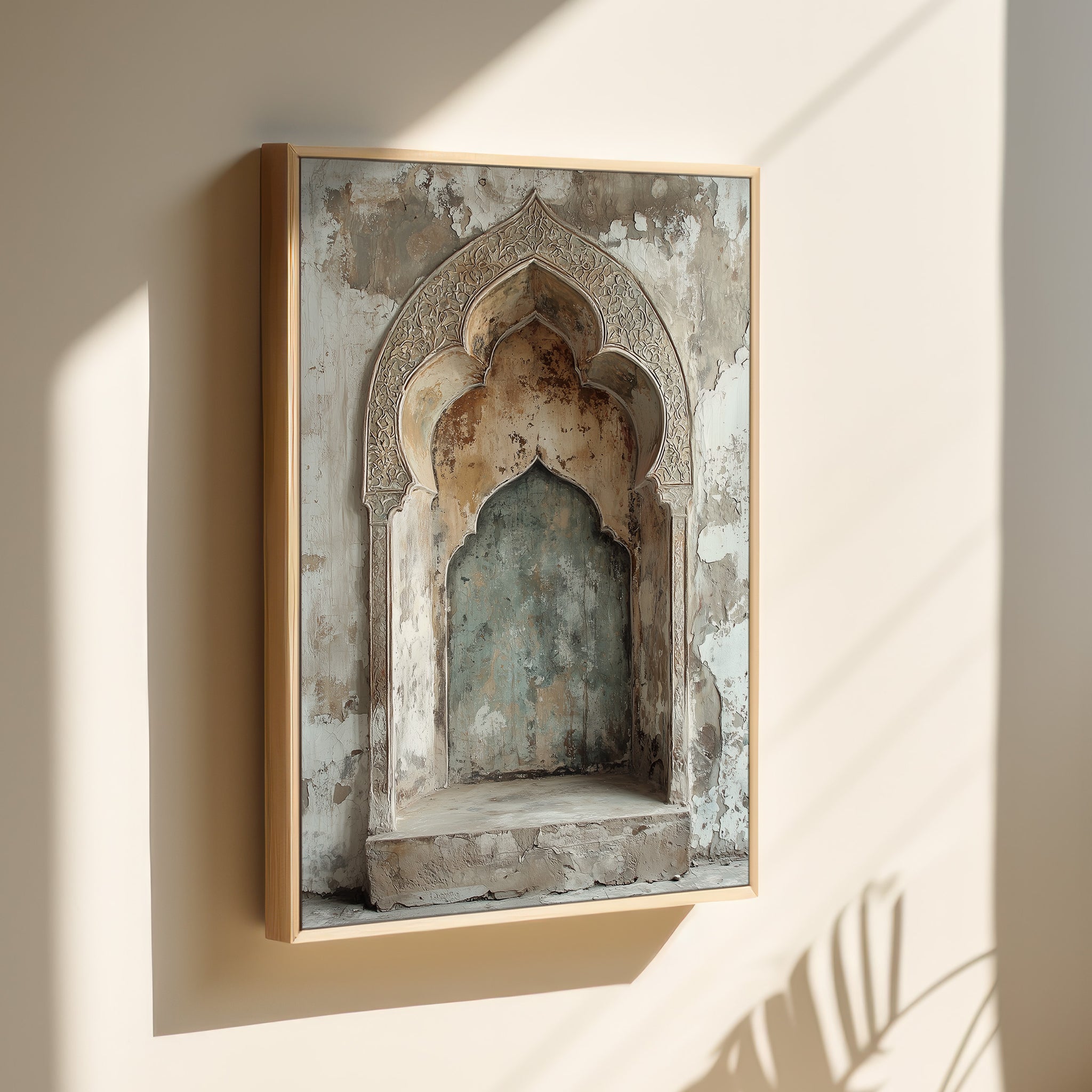 Timeless Mihrab - Framed Canvas Wall Art