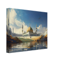 Golden Dome Mosque – Premium Canvas Wall Art - Neanour