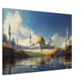 Golden Dome Mosque – Premium Canvas Wall Art - Neanour