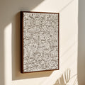 Taupe - Limited Edition Ayat Al Kursi Calligraphy - Framed Canvas