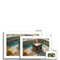 Stunning Kaaba Artwork – Premium Islamic Wall Art in Framed Poster - Neanour