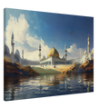 Golden Dome Mosque – Premium Canvas Wall Art - Neanour